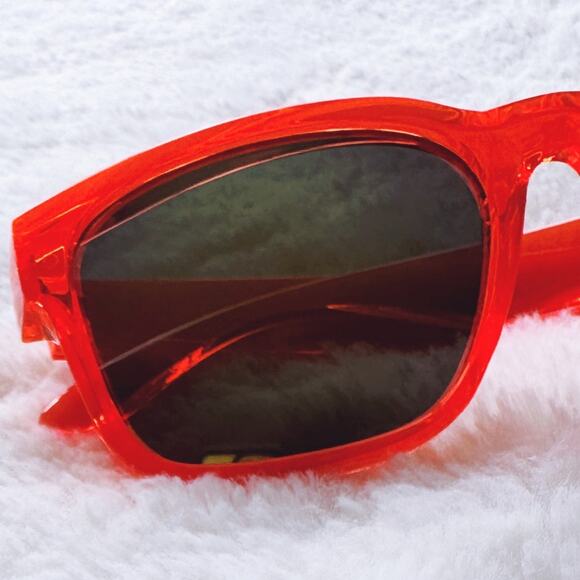 Cerise Bright Orange Mirrored Sunglasses - Picture 2 of 15